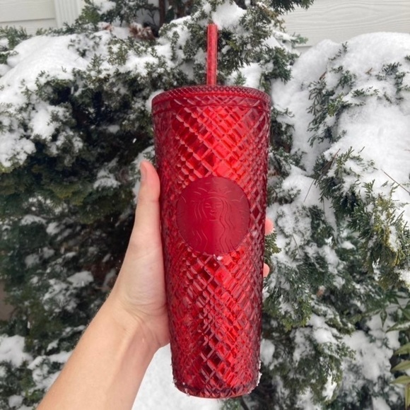 Starbucks | Christmas Holiday 2021 Jewel Textured Venti Tumbler Set - Picture 3 of 4